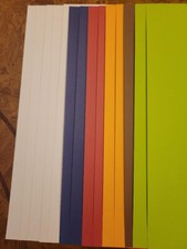 12x12 Scrapbook Paper Lot of 14 Sheets   Solid and 2 Pages of Stickers