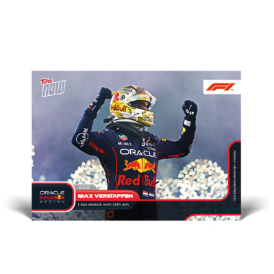 Topps Now Formula 1 2022 - Card 79 - Max Verstappen - Red Bull Racing