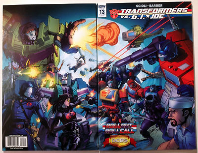 Transformers vs G.I. Joe #13 Roll Out Roll Call Variant Cover Exclusive IDW