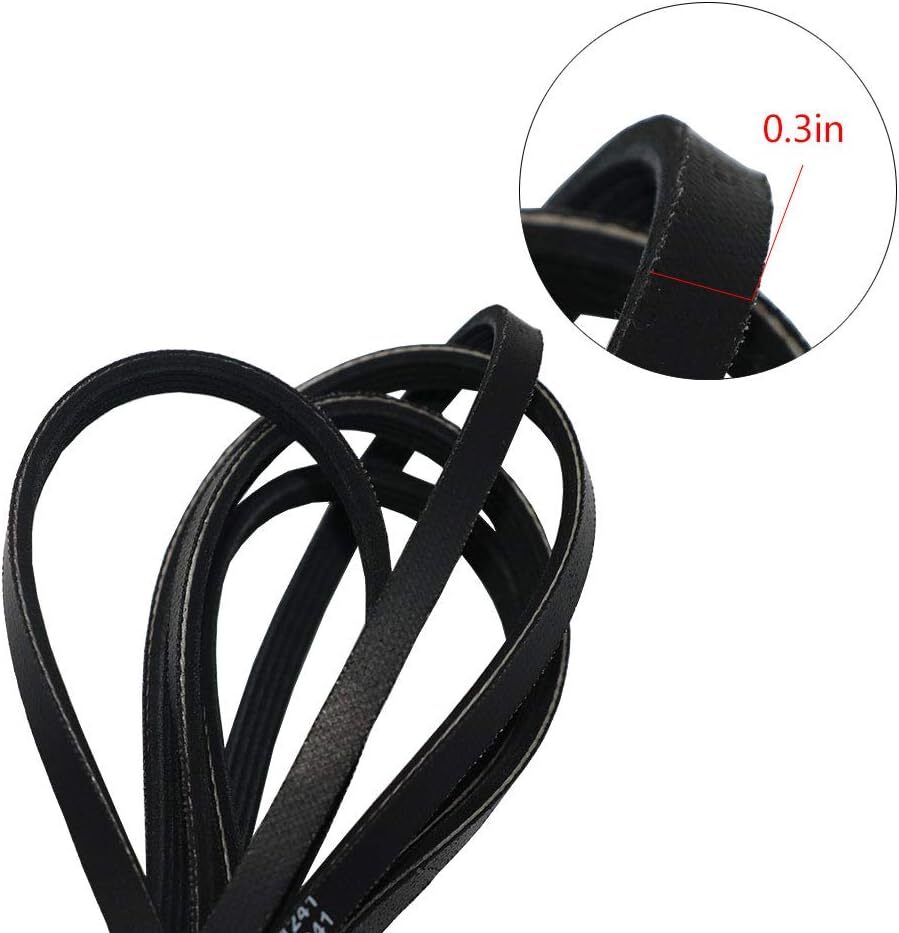 341241 Cinghia Dell'asciugatrice E 8066184 Puleggia Del Motore - Foto 8