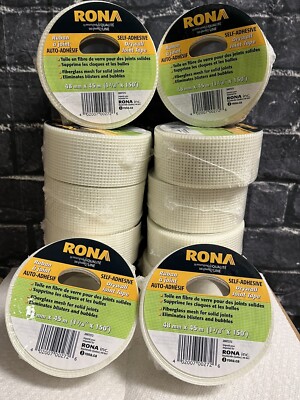 Gypsum Joint Tape - Self-Adhesive - Fibreglass - White (12 Pieces)