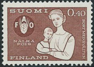 Finland #Mi569 MNH 1963 Freedom Hunger [416]