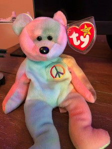 peace beanie baby style 4053