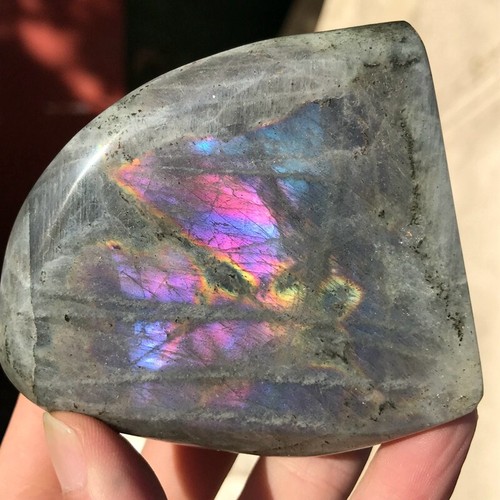 320G Natural Purple Labradorite Quartz Freeform Crystal Mineral specimen Healing - Bild 17 von 24