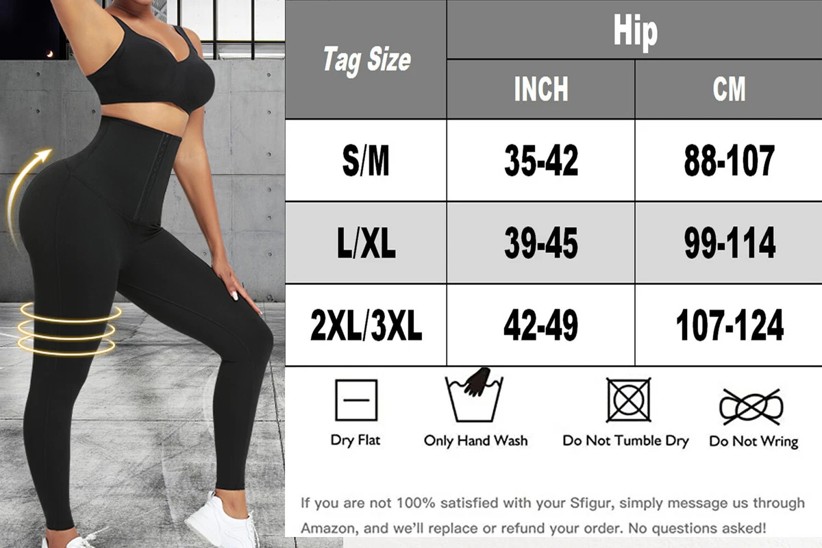 Women Body Shaper Pants Sauna Hot Sweat Slimming Leggings High Waist  Trousers