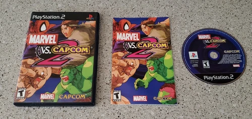 Marvel vs. Capcom 2 Sony PlayStation 2 PS2 Game Complete CIB Lot CLEAN & TESTED!