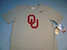 Nike Oklahoma Sooners OU Logo MEDIUM BRAND NEW shirt athletic cut Football NWT