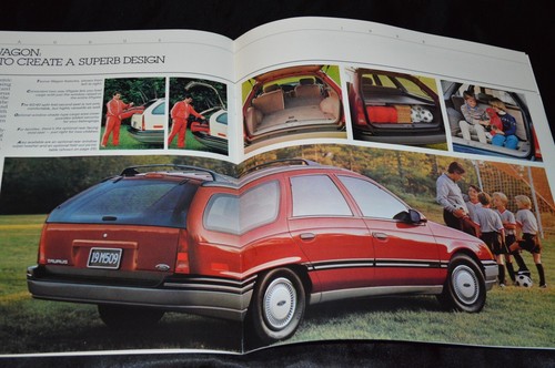 1988 DETROIT AUTO SHOW FORD TAURUS PRESTIGE BROCHURE ORIGINAL VINTAGE 88 - Picture 8 of 10