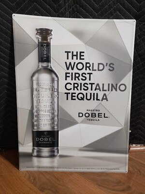 MAESTRO DOBEL Cristalino Tequila Tin Sign 17.5''x23''