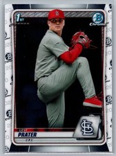 2020 Bowman Draft #BD-125 Levi Prater Chrome *CA