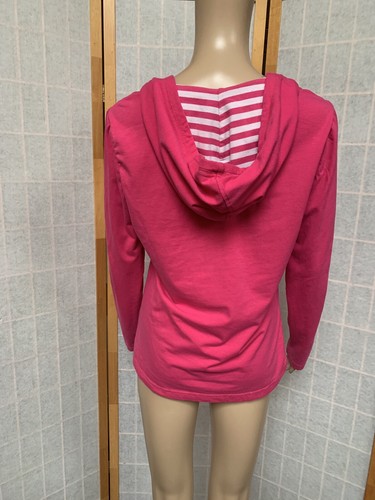 Danskin~Women's Size Large 12/14~Cotton Blend Lightweight Hoodie Top - Picture 6 of 12