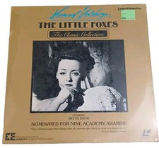 The Little Foxes Laserdisc Movie Bette Davis Classic Collection SEALED NEW