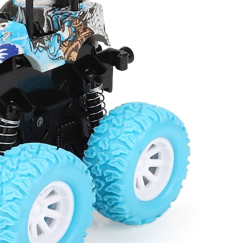 (Blue)Mini Inertia Four Wheel Drive Off Road Vehicle Children Toy Off Road BT - Picture 4 of 5