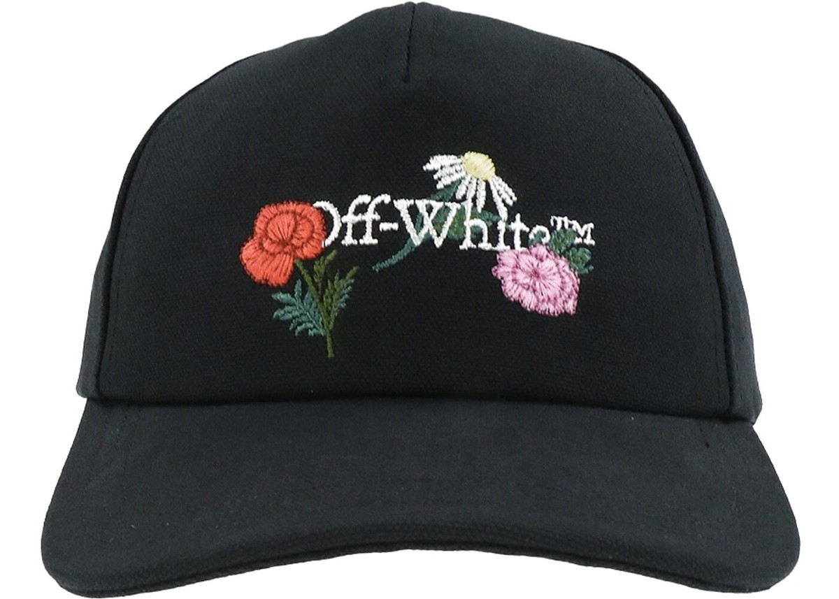 OFF-WHITE EMBROIDERED CANVAS BASEBALL CAP one size 260122 | eBay