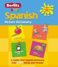 Spanish Picture Dictionary (Kids Picture Dictionary) - Paperback - VERY GOOD