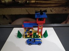 LEGO CITY TRIBÜNE +FIGUREN +AUTO+BÄÜME / VINTAGE "SEHR SELTEN" TOP ZUSTAND PREIS