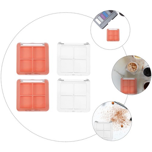4 Pcs Lidschatten-Box Leere Lidschattenpalette Make-up-Palette Mit Gitter - Bild 2 von 12