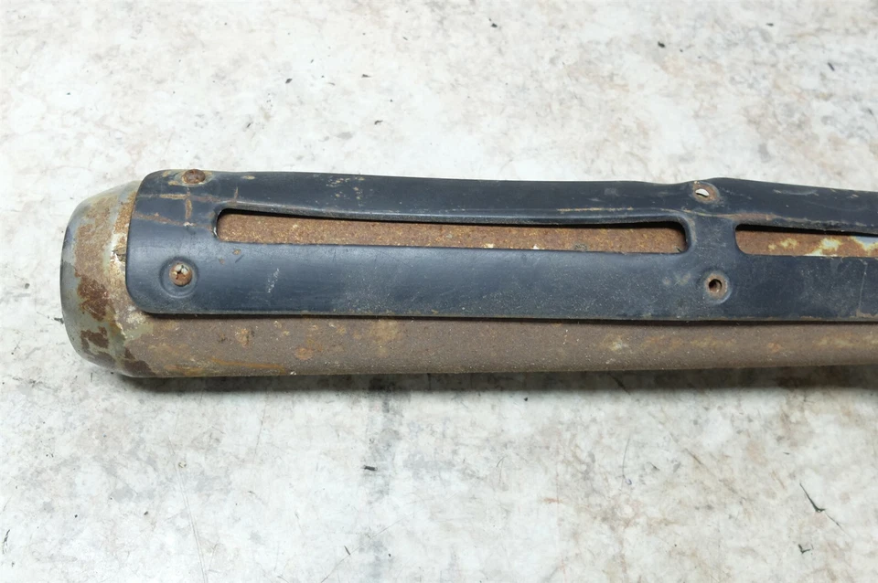 75 Suzuki RE5 RE 5 Rotary Wankel left side muffler pipe exhaust Foto 4 de 4