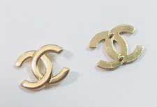 CHANEL CH 5481H CH 5480H Golden Replacement Temple Side Logo Icon Genuine ITALY
