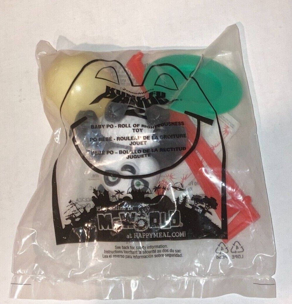 2011 KUNG FU PANDA 2 MCDONALDS HAPPY MEAL TOY BABY PO ROLL OF