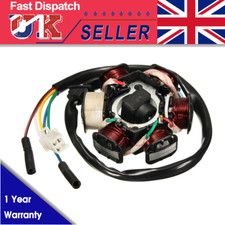 6 Pole 110cc 125cc PIT DIRT BIKE STATOR PLATE PICKUP MAGNETO COIL ROTOR PITBIKE