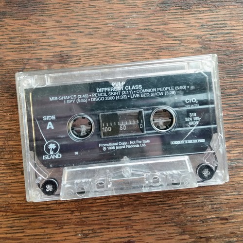 PULP: Different Class 1995 Promo Cassette Tape TESTED Island Adv Britpop RARE - Picture 8 of 15