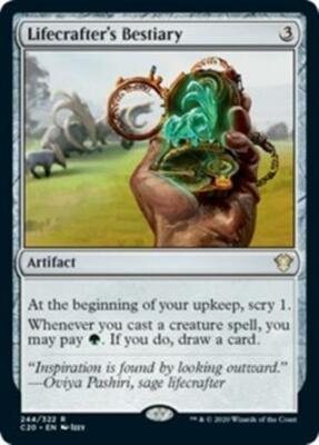 Magic: The Gathering - Lifecrafter's Bestiary (Bestiario Del Forgiavita) - Commander 2020 [C20] Rara