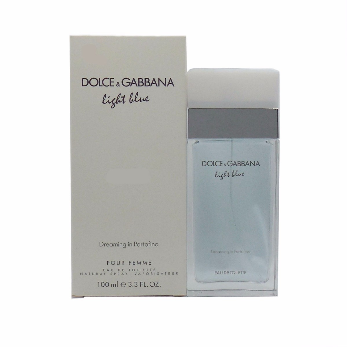 LIGHT BLUE DREAMING IN PORTOFINO BY D&G POUR FEMME EDT SPRAY 100