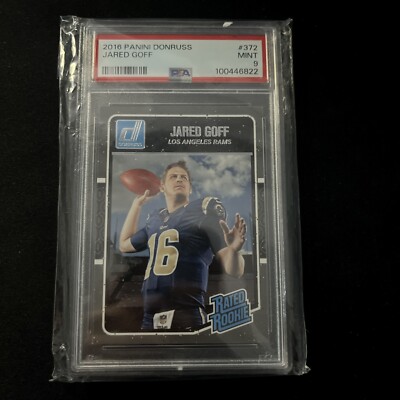 2016 Panini Donruss Jared Goff Rated Rookie PSA 9 - #372 - Lions  