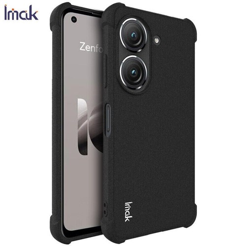 IMAK For Asus Zenfone 10 Shockproof Sandy Matte 4 Airbags Soft Rubber Case Cover - Picture 12 of 13