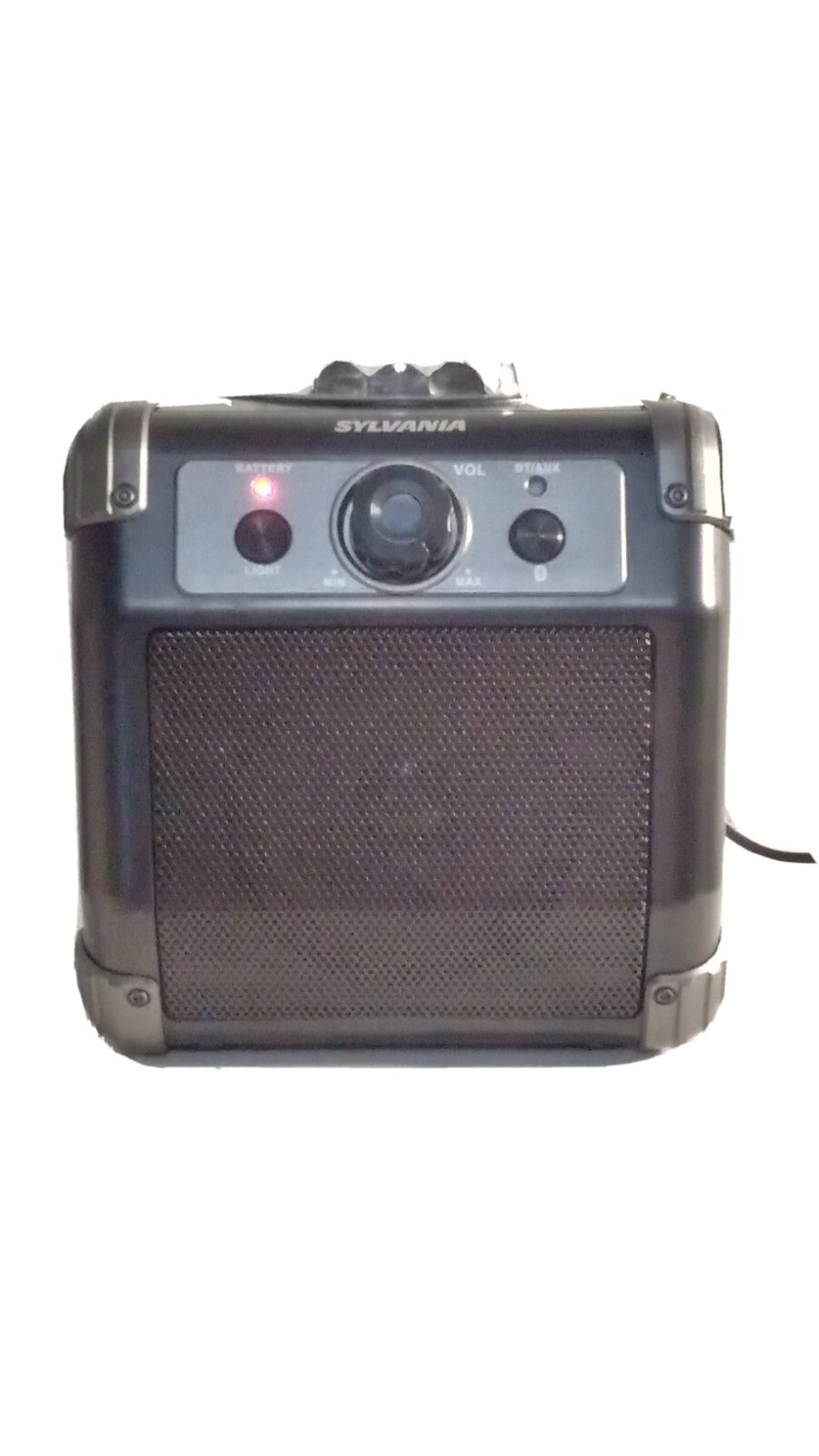 sylvania bluetooth speaker with disco ball top