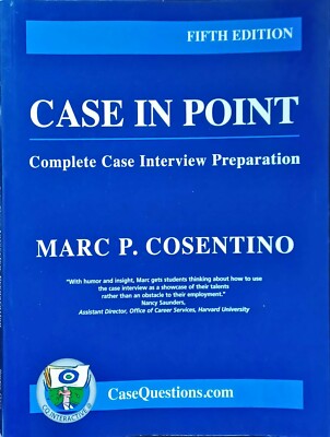 Case in Point: Complete Case Interview Preparation, 5th (Paperback, BRAND NEW)