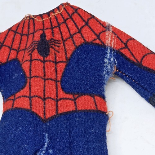 Spiderman Mego tenue clothes 8 inches Fair Condition / Repaired - Picture 3 of 10