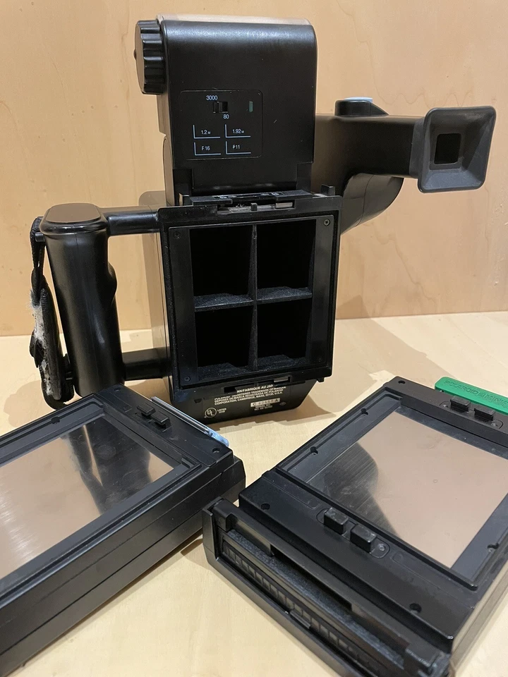 Appareil Polaroïd 403 Miniportrait Instant Camera 403 / Vintage / Fonctionne - Photo 4/4