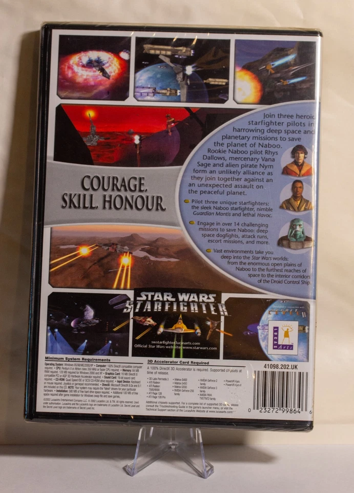 Star Wars Starfighter (sealed, new) PC-CD Rom complete - Image 2 of 2
