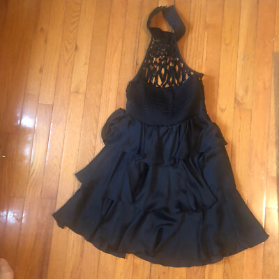 lace mini dress forever 21 Satin Lace-Up Bustier Mini Dress Black / XS