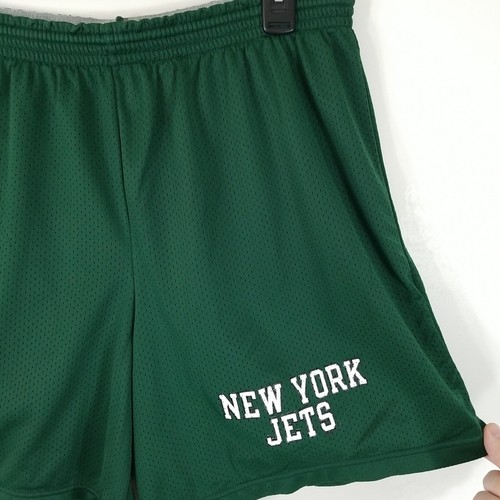 Vintage Champion Mens XL New York NY Jets NFL Green Mesh Athletic Shorts - Picture 5 of 13