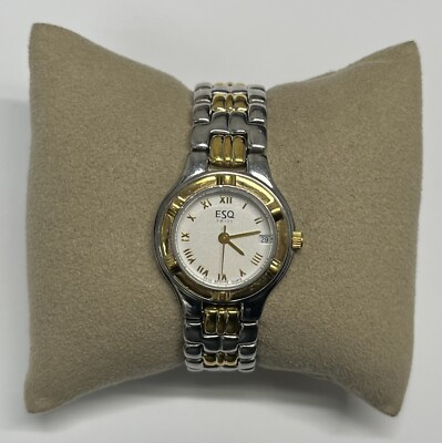 Ladies Vintage ESQ Watch Vintage 1990s ESQ Swiss Ladies Stainless Quartz Watch With  main image 2