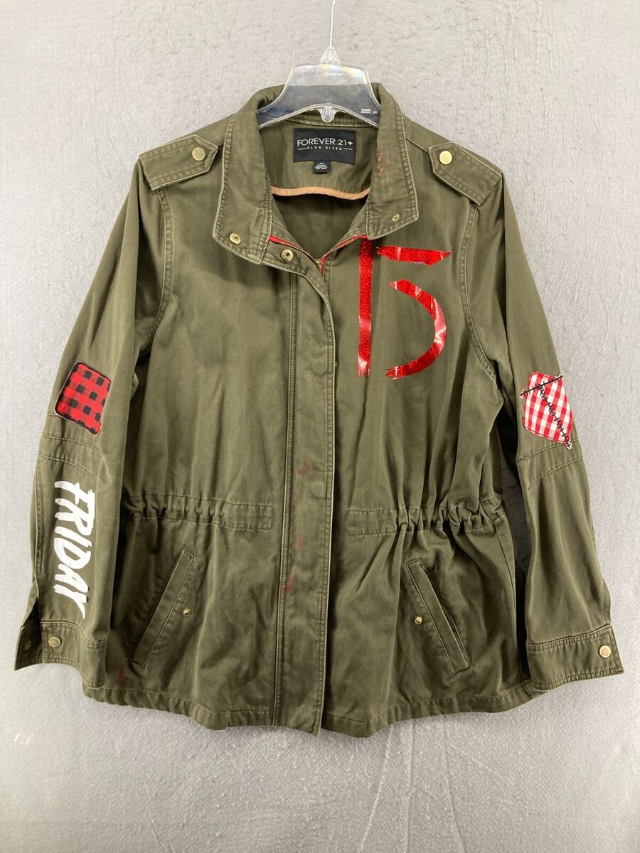 Forever 21 jacket Womens 2x Plus Size Military Style Crystal Forever 21 jacket Womens 2x Plus Size Military Style Crystal