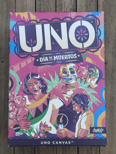 UNO Canvas Dia de Muertos Special/Limited Ed Cards Set Game by Totoi Semerena - Picture 1 of 6