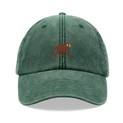 Affe Baseball Kappe Vintage Gewaschen Unisex Dad Hut Jungle Safari Tier Witzig ''