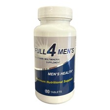 Full 4 Men  s Multivitamin  Multimineral Supplement 60 Tablets   Men  s Health