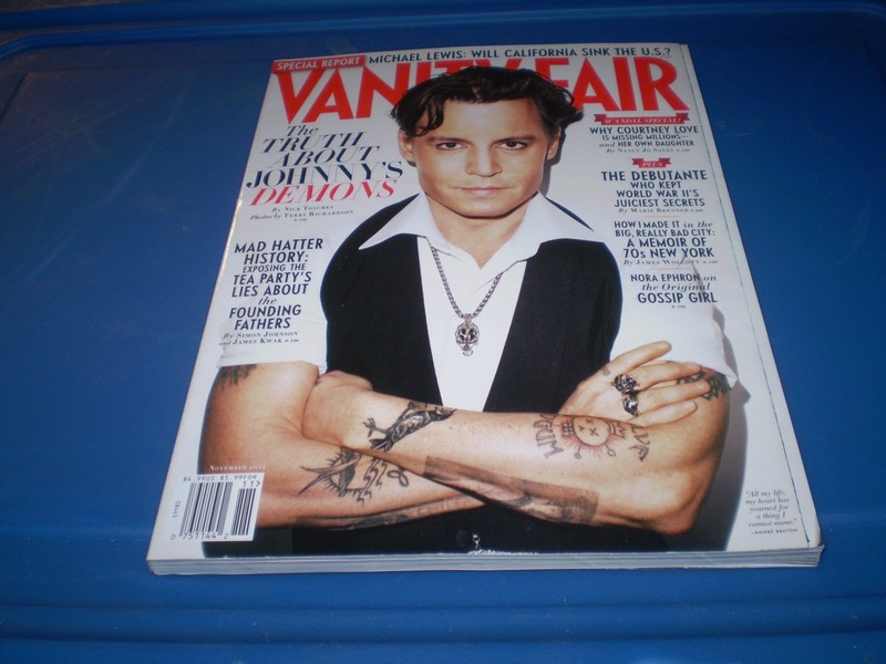 Vanity Fair November 2011 Johnny Depp