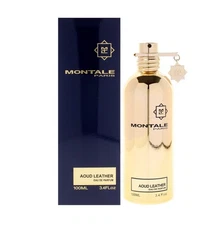 Montale Aoud Leather 3.4 oz EDP Spray Unisex Perfume 100ml NIB