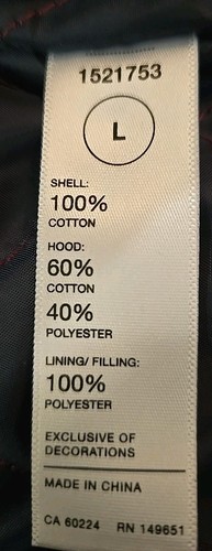 Legendary Outfitters Men's Cotton Flannel Hooded Shirt Jacket, Red, Size L - Picture 14 of 14