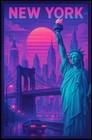 New York Cityscape Poster