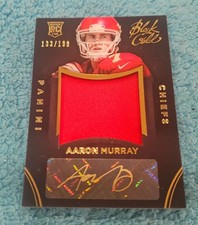 2014 Rookie Black Gold Aaron Murray Autograph Memorabilia 133/225 SR-AW
