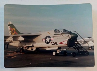 A-7 Corsair II US Navy Attack Jet VA Squadron 406 Original Photo