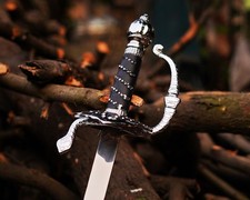 Spada e fodero Zorro Rapier fatta a mano replica acciaio inox stile film