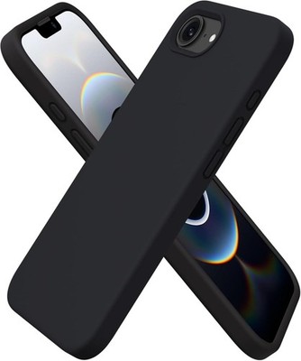 Für Apple iPhone 17e Hülle Case Cover Schwarz Gel Flüssig Silikon Weich Schutz